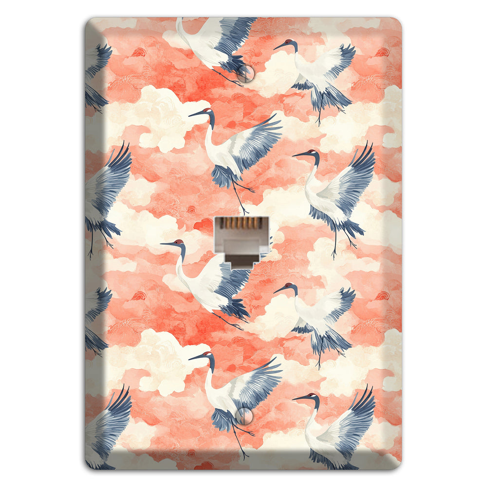 Coral Sky Migration Phone Wallplate