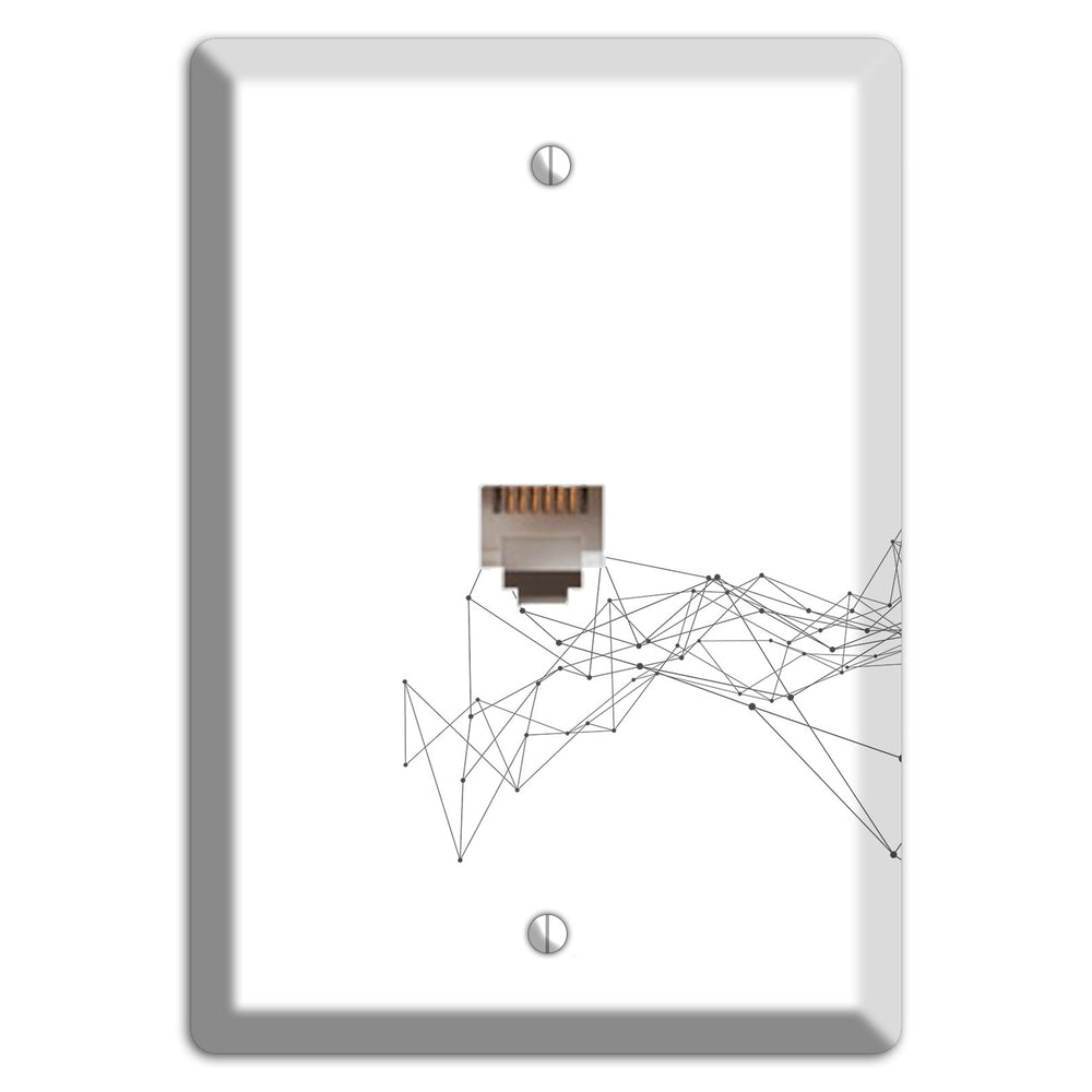 Emergent Mesh Theory Phone Wallplate