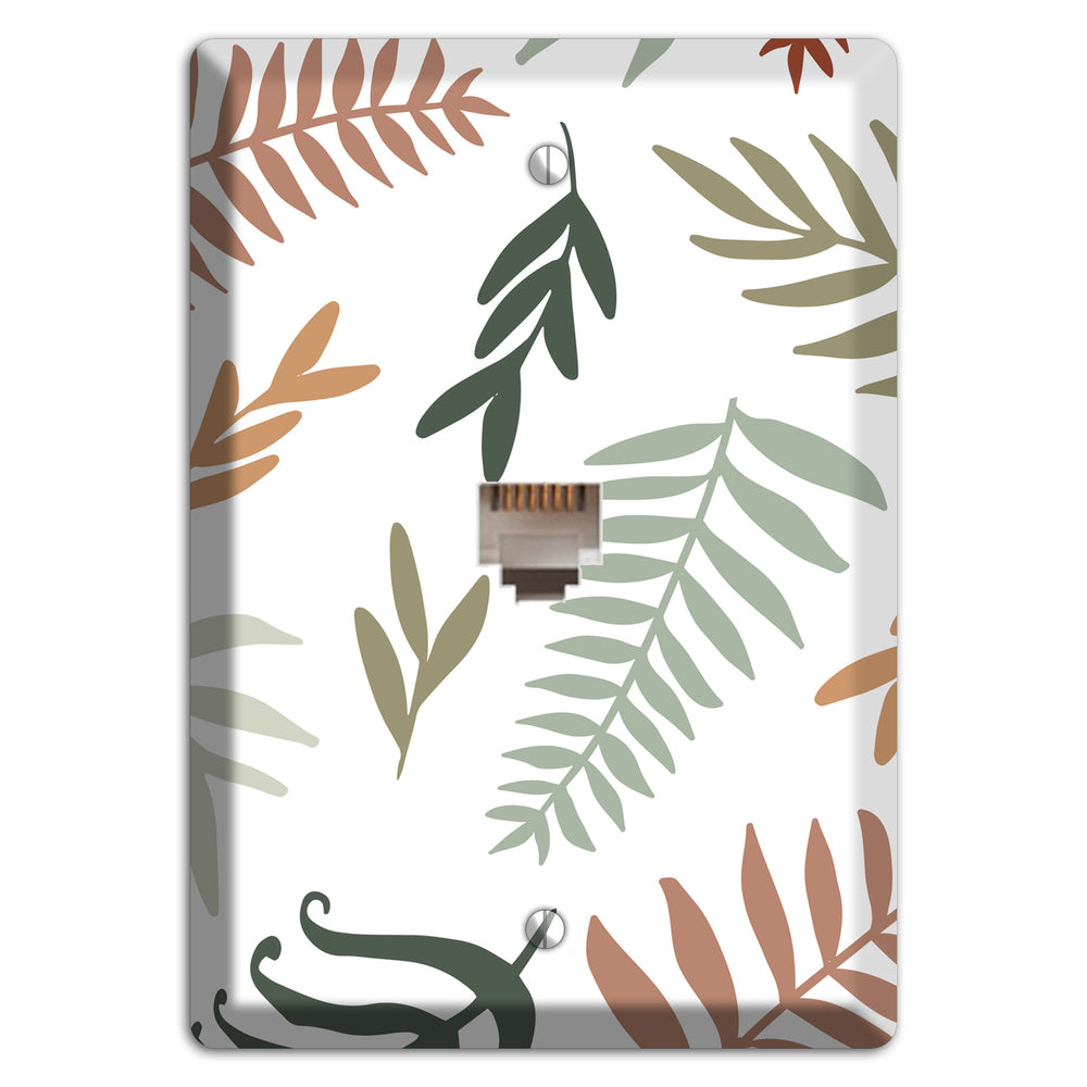 Foliage Adrift Phone Wallplate