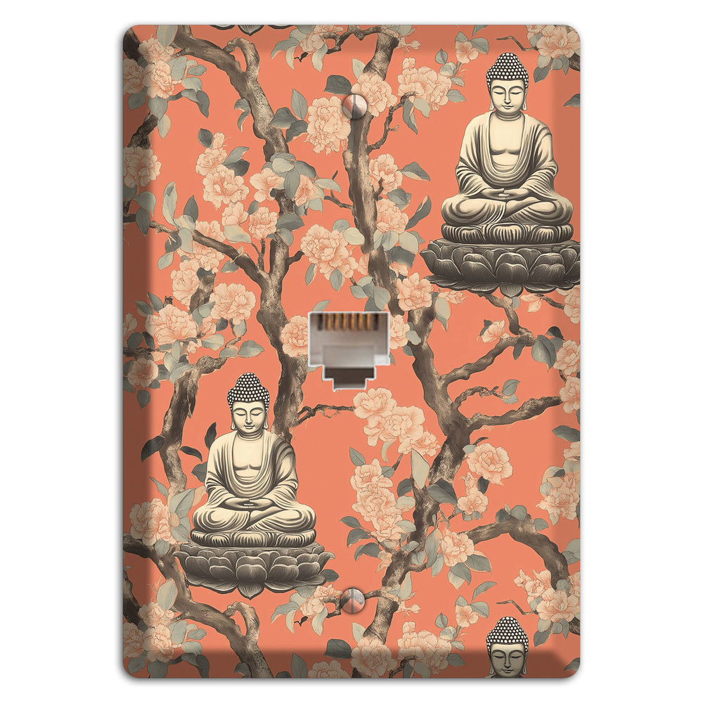 Lotus & Bough Phone Wallplate