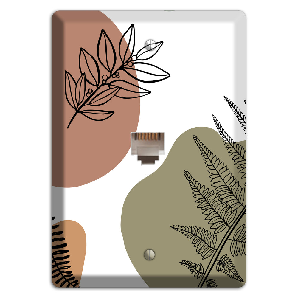 Fern & Shadow Phone Wallplate