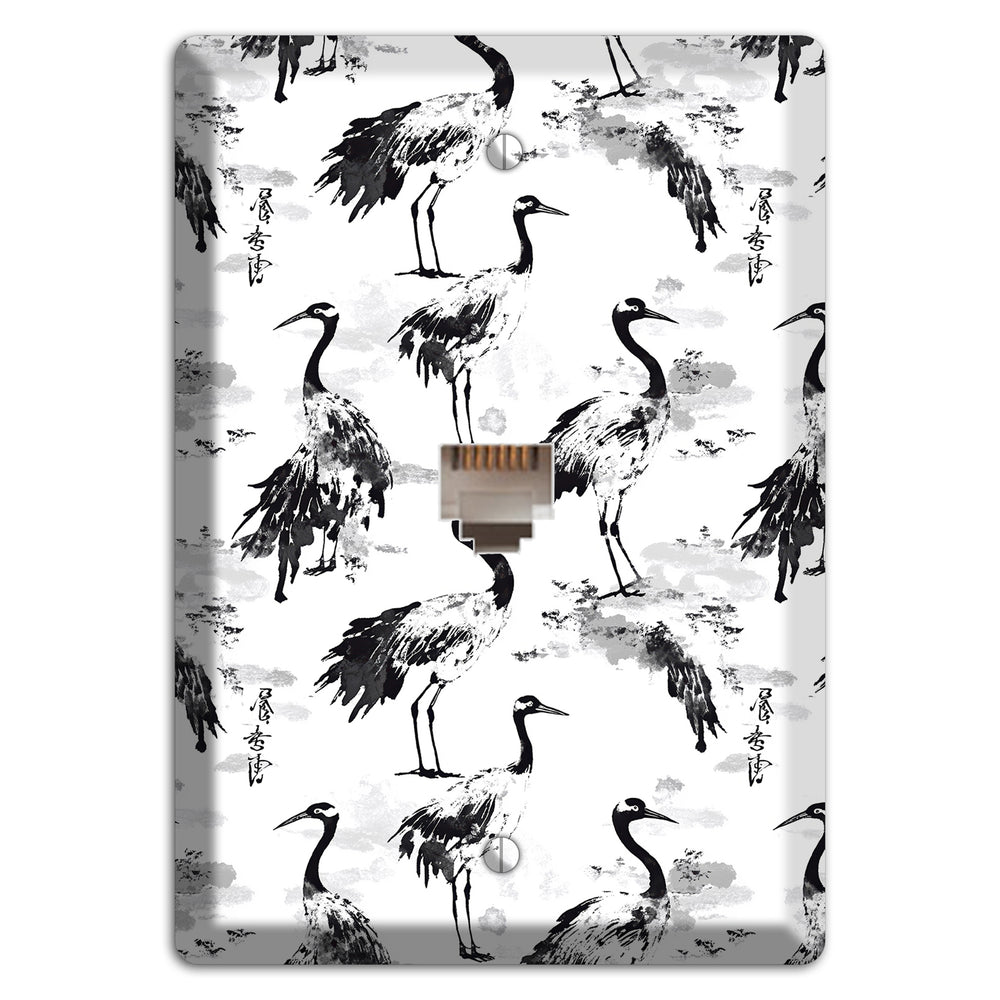 Sumi Ink Vigil Phone Wallplate