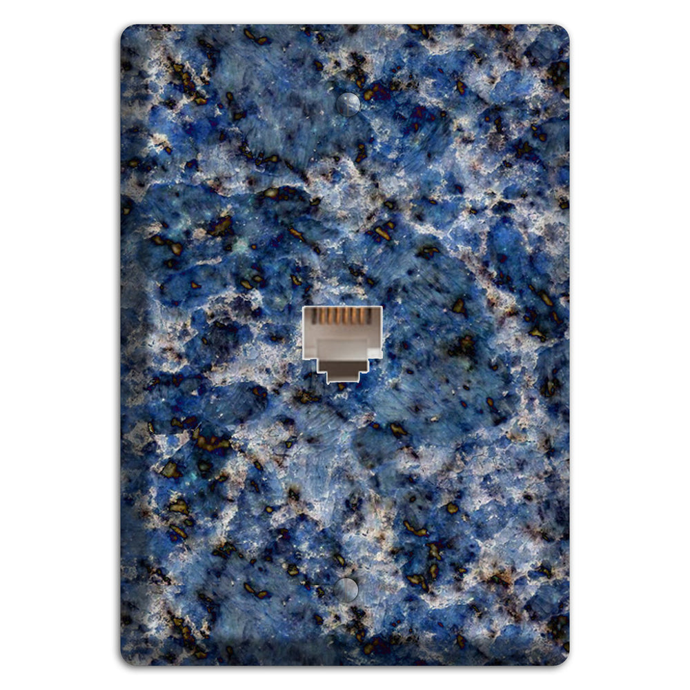 Blue Bahia Granite Phone Wallplate