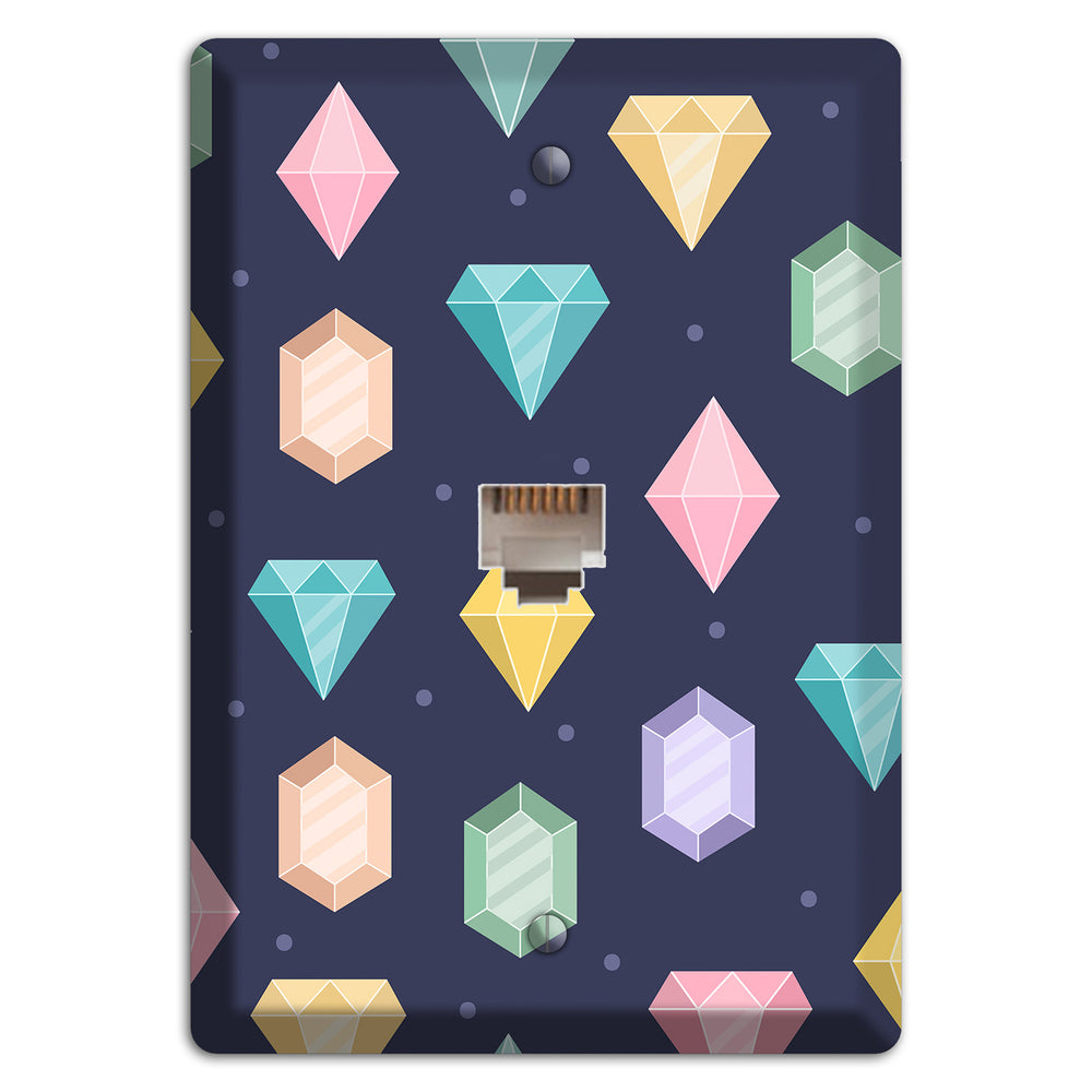Sparkle Gems Phone Wallplate
