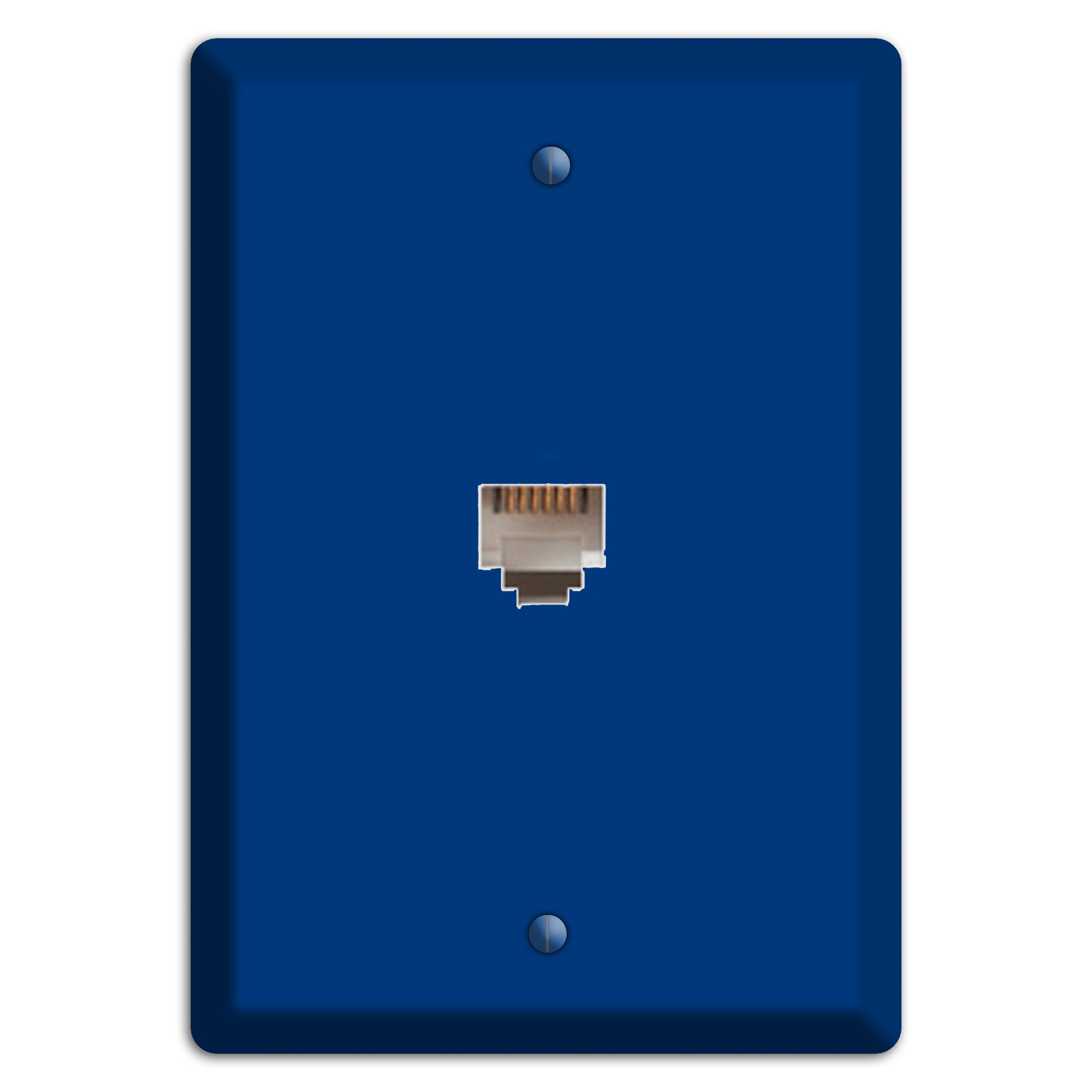 Baxter Simply Blue Phone Wallplate