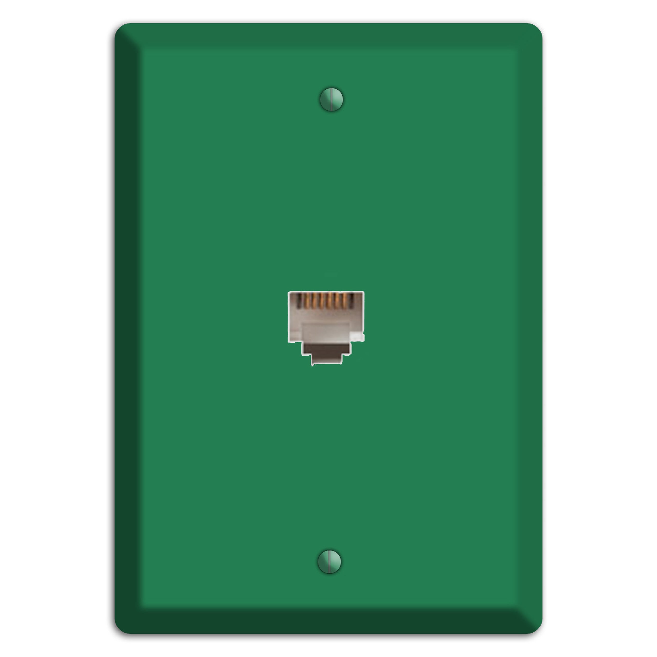 Baxter Simply Green Phone Wallplate