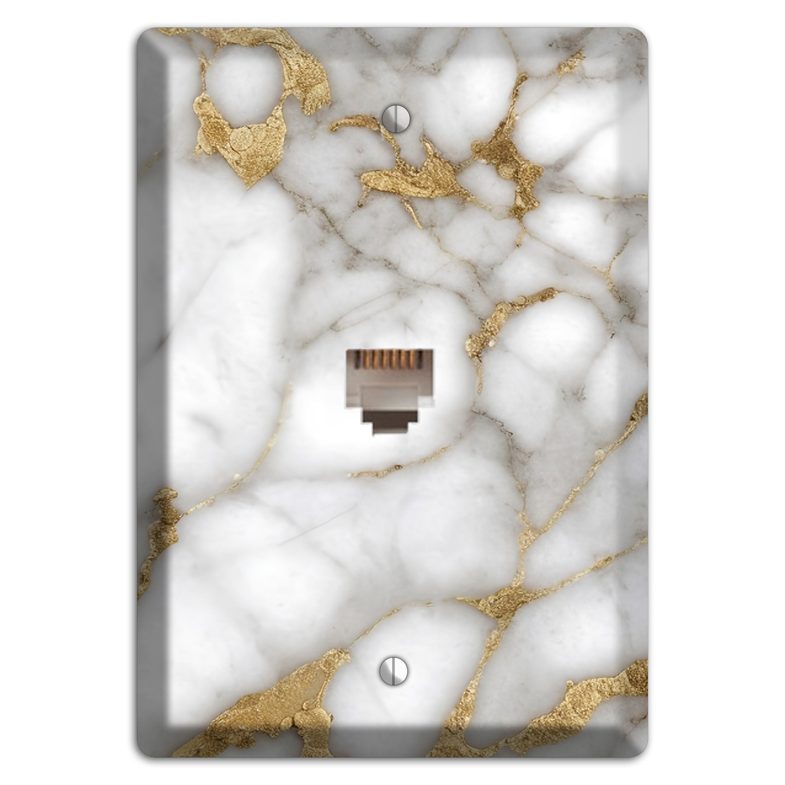 Twine Marble Phone Wallplate