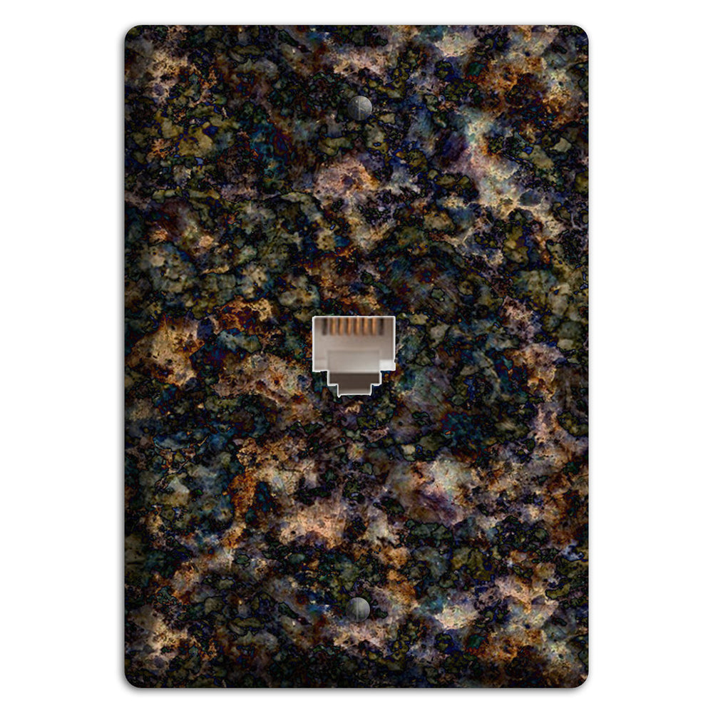 Volga Blue Granite Phone Wallplate
