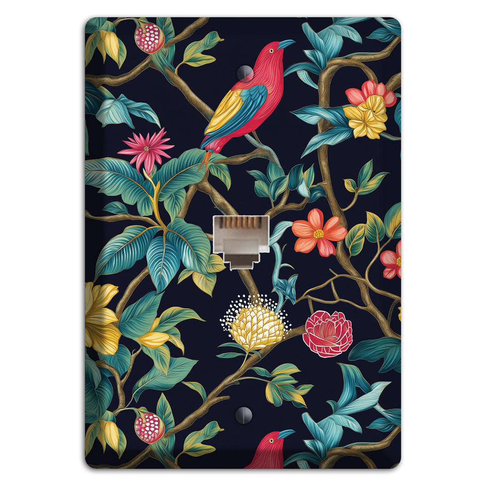 Scarlet Perch Phone Wallplate