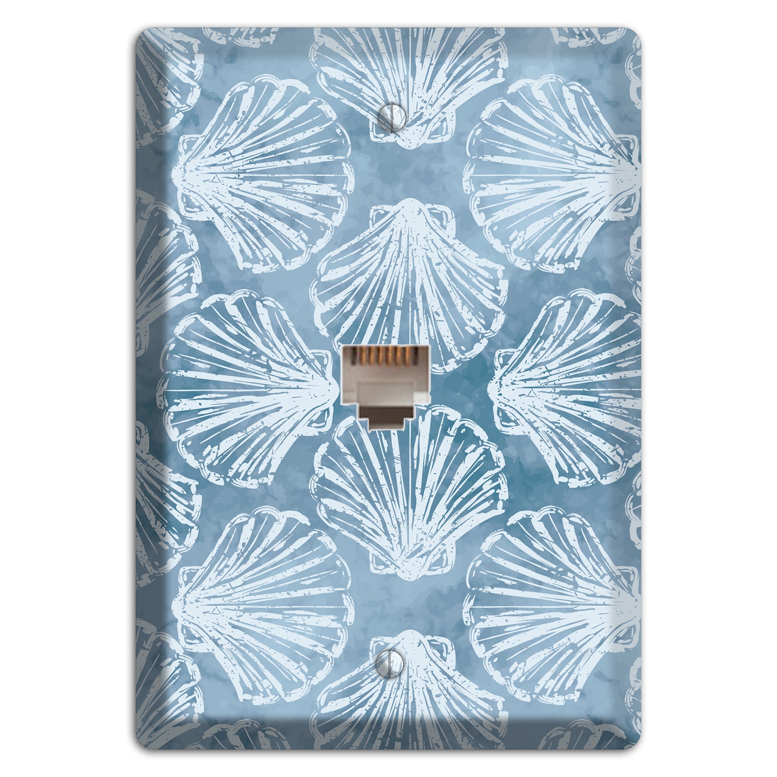 Coastal Shell Drift Phone Wallplate