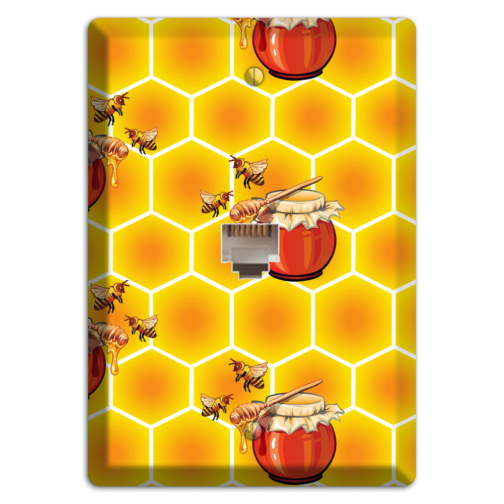 Harvest Season Repeating Phone Wallplate