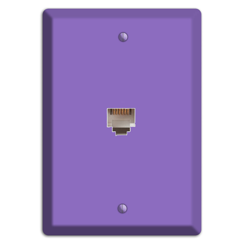 Baxter Violet Bloom Phone Wallplate