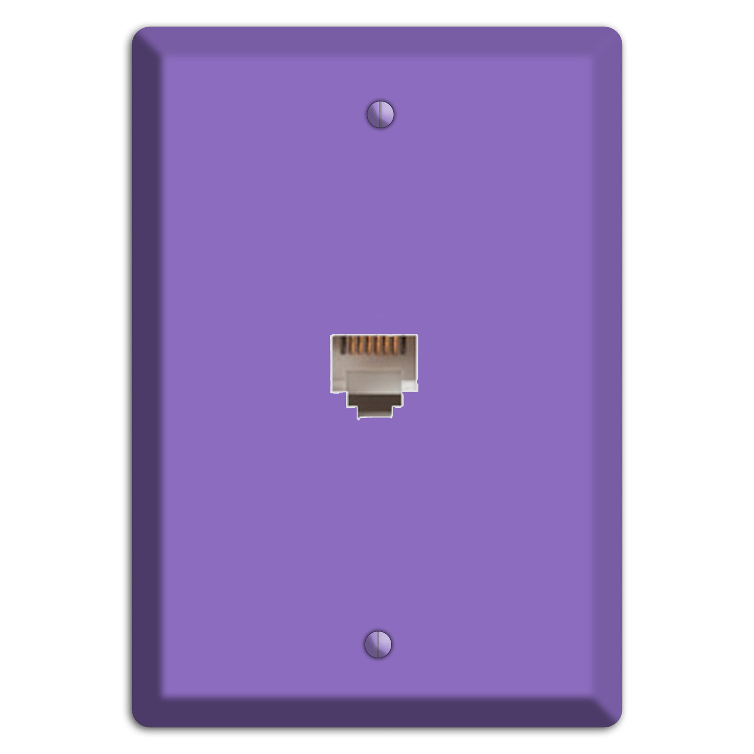 Baxter Violet Bloom Phone Wallplate