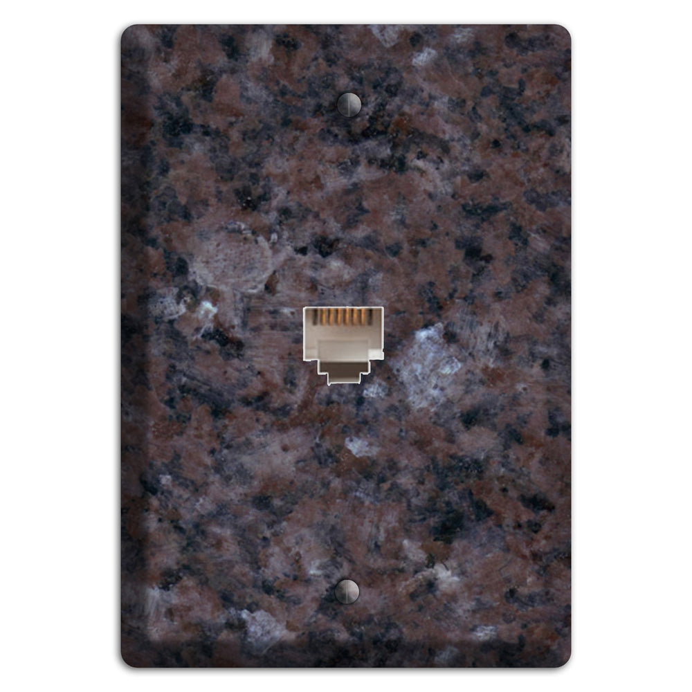 Tan Brown Granite Phone Wallplate