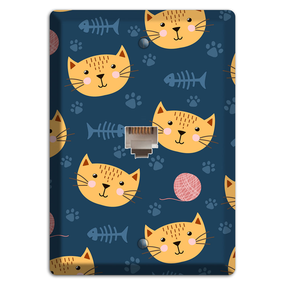 Cat Nap Parade Phone Wallplate