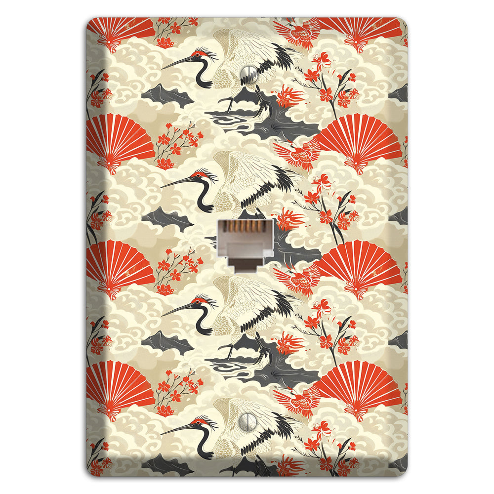Vermillion Mist Reverie Phone Wallplate