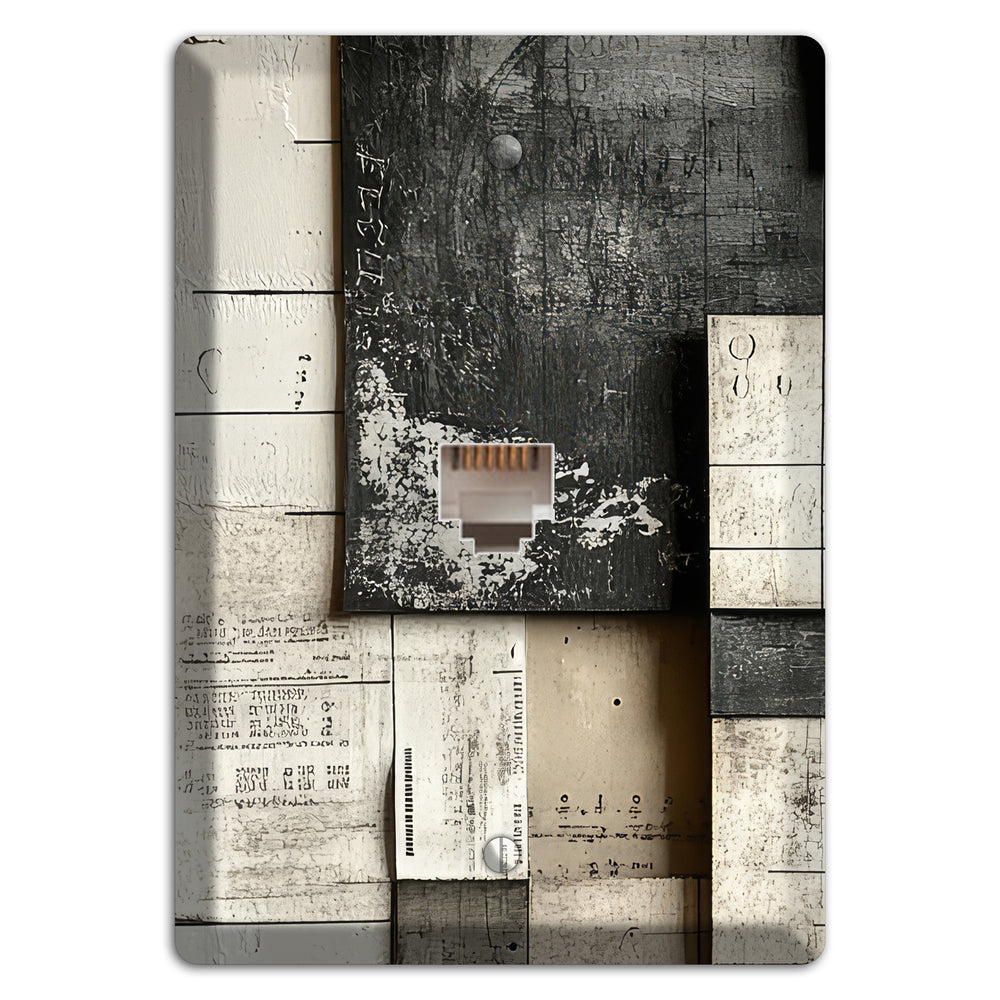 Lunar Grid Archive Phone Wallplate
