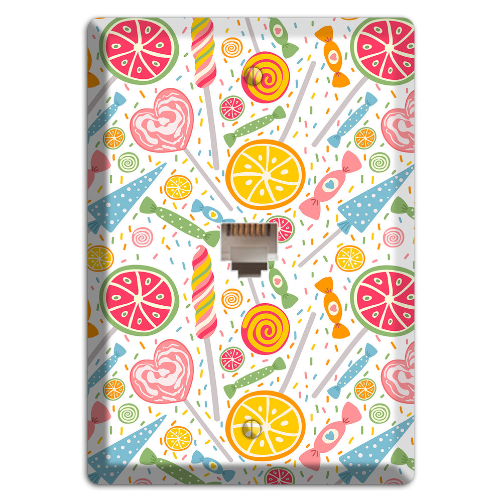 Candy Carnival (White) Phone Wallplate