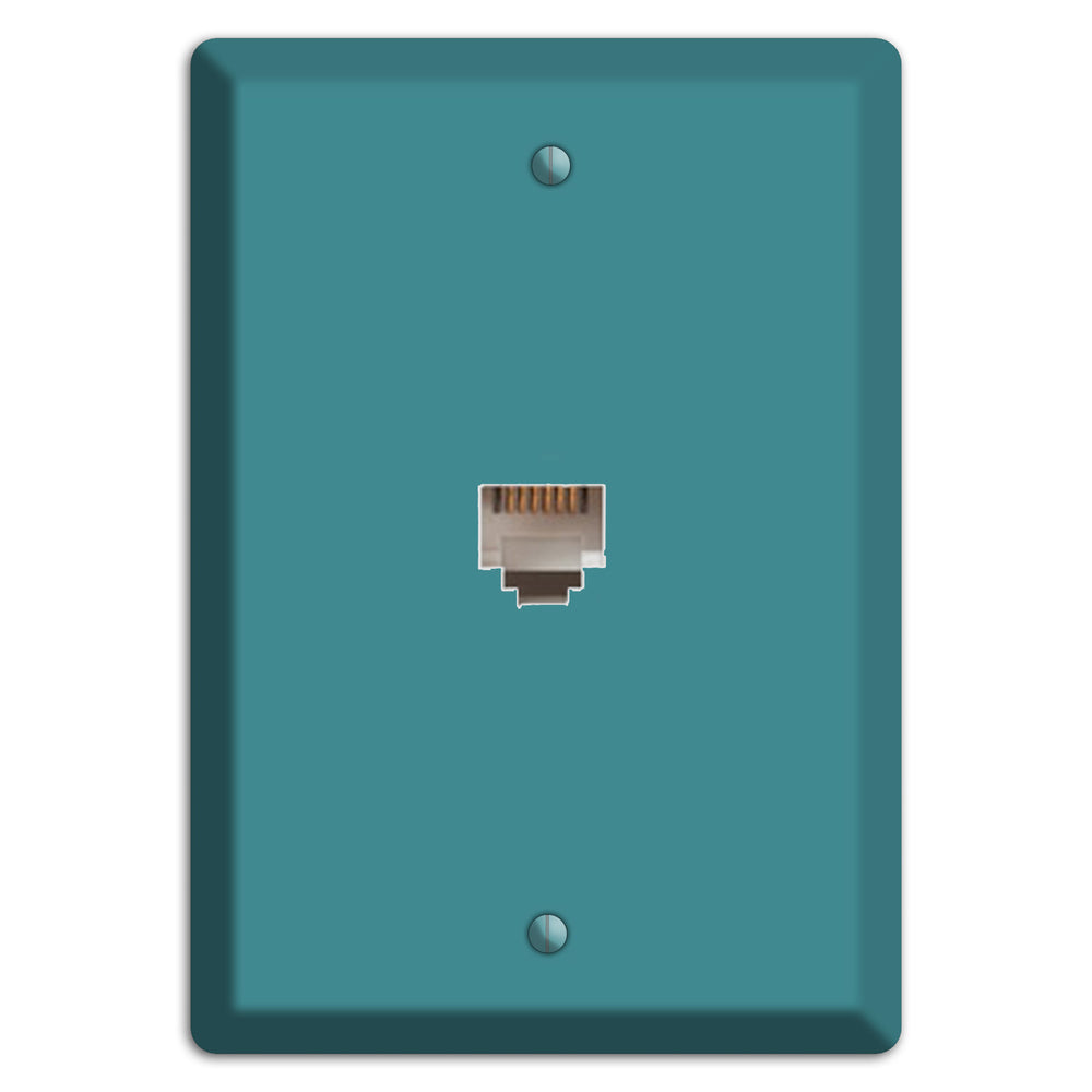 Baxter Turqouise Phone Wallplate