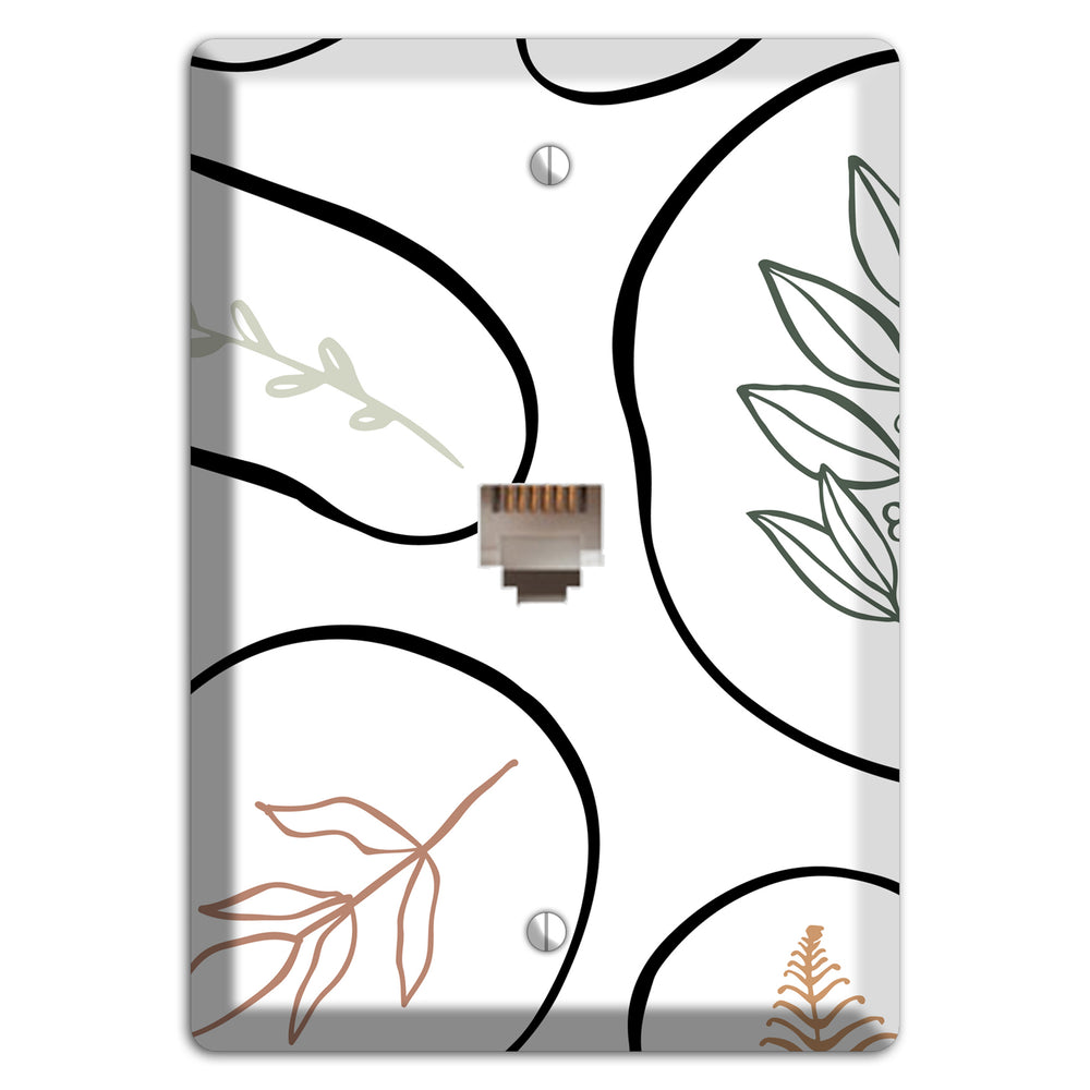 Pressed & Preserved Phone Wallplate