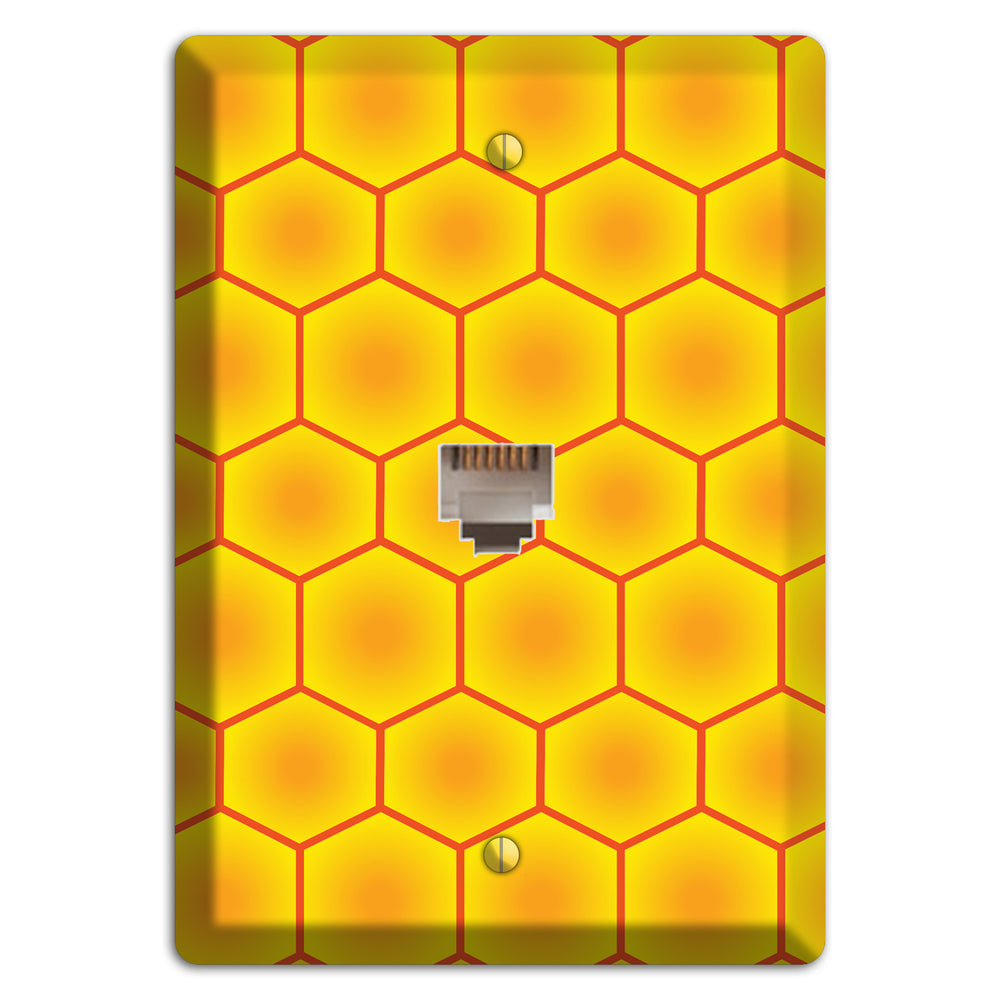 Golden Vault Cells Phone Wallplate