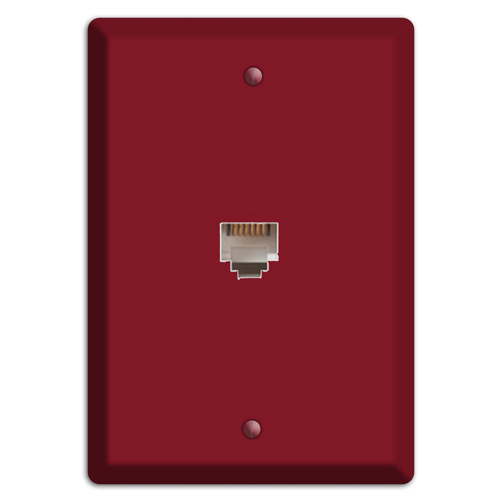 Baxter Burgundy Wine Phone Wallplate