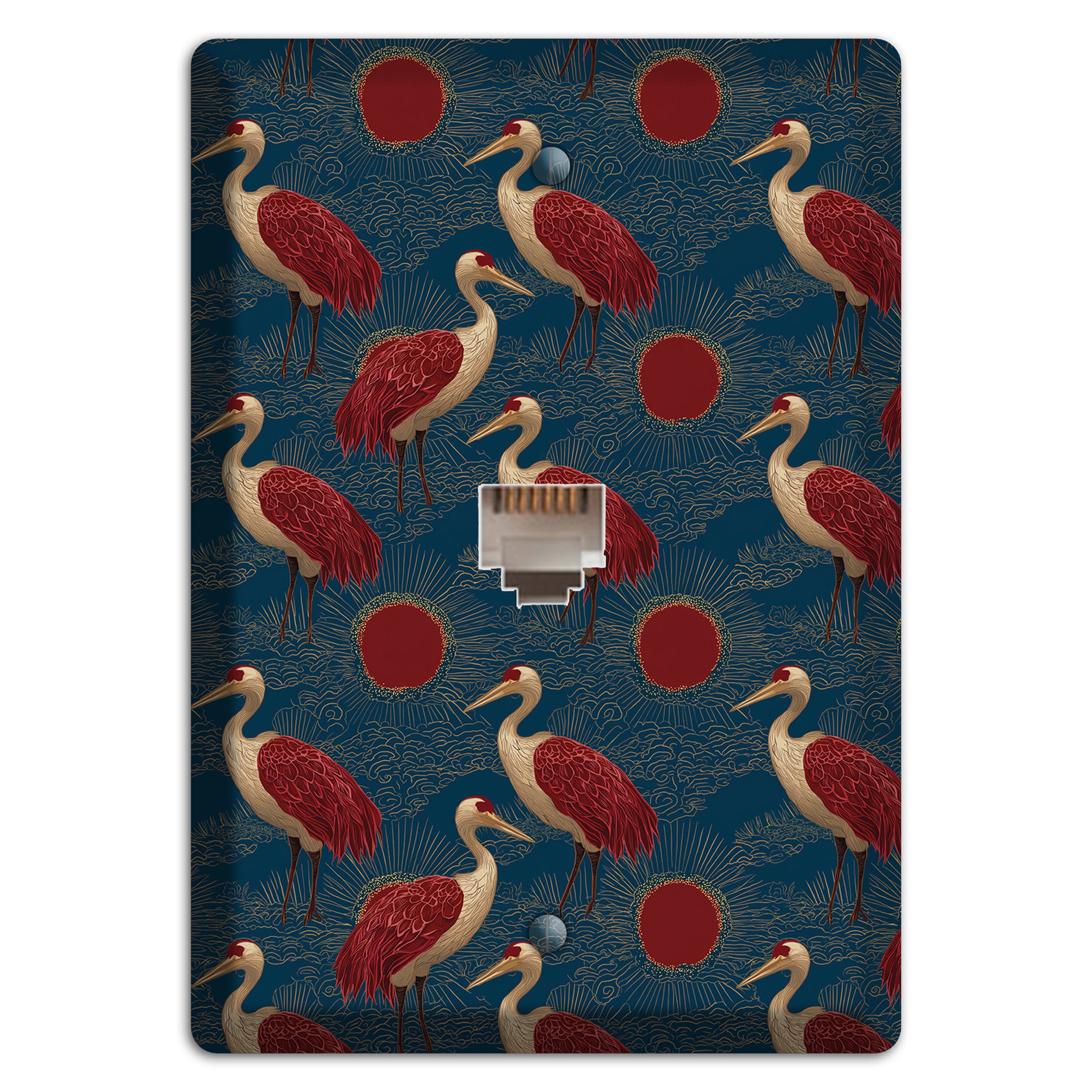 Indigo Sun Vigil Phone Wallplate
