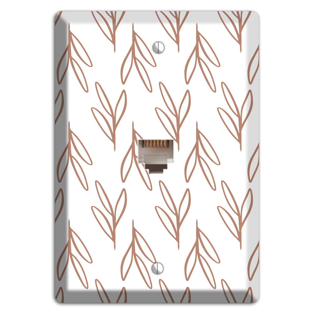 Whisper & Stem Phone Wallplate