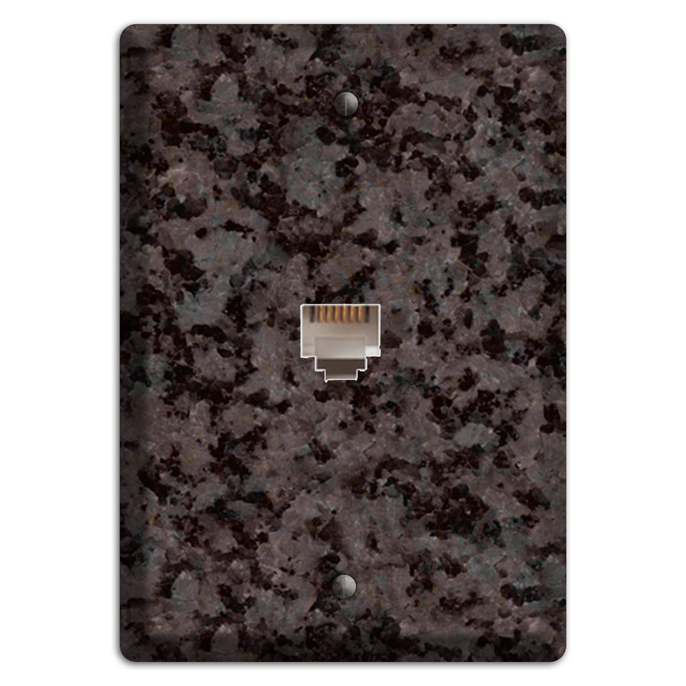 Coffee Brown Granite Phone Wallplate