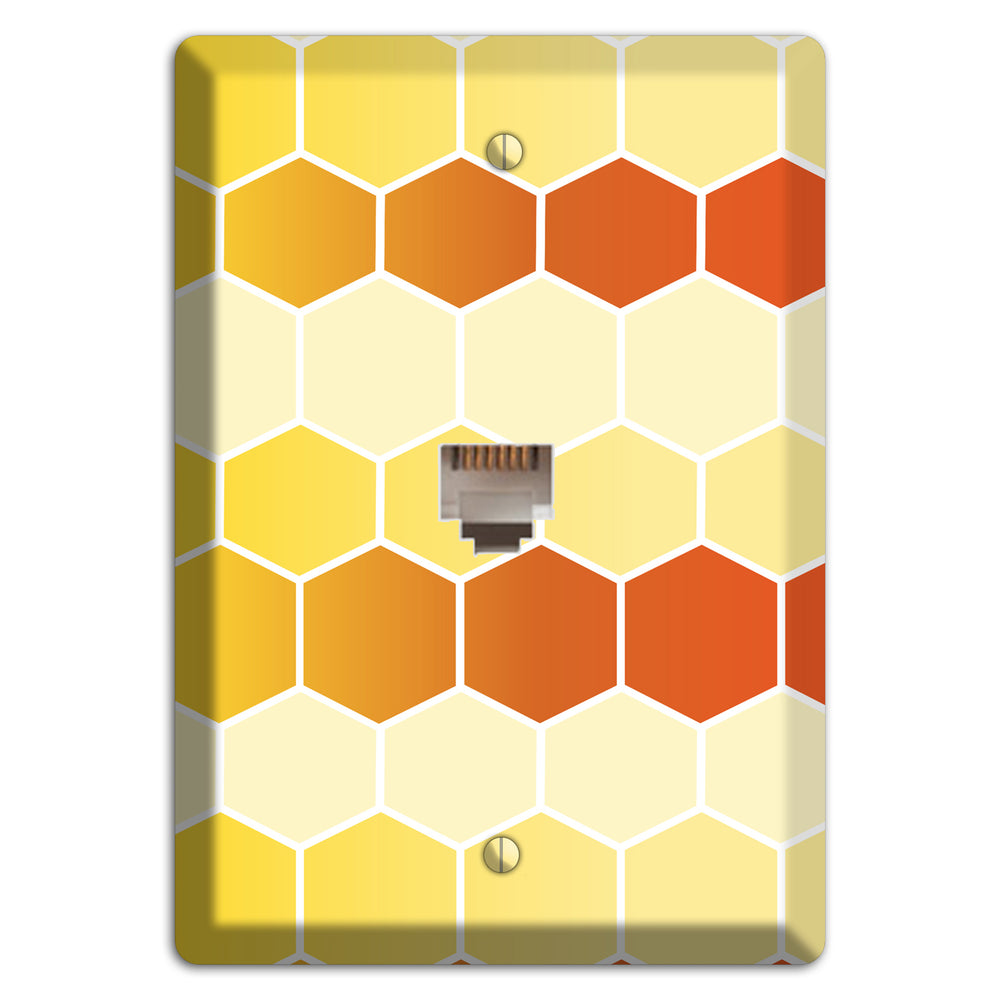Amber Cell Drift Phone Wallplate
