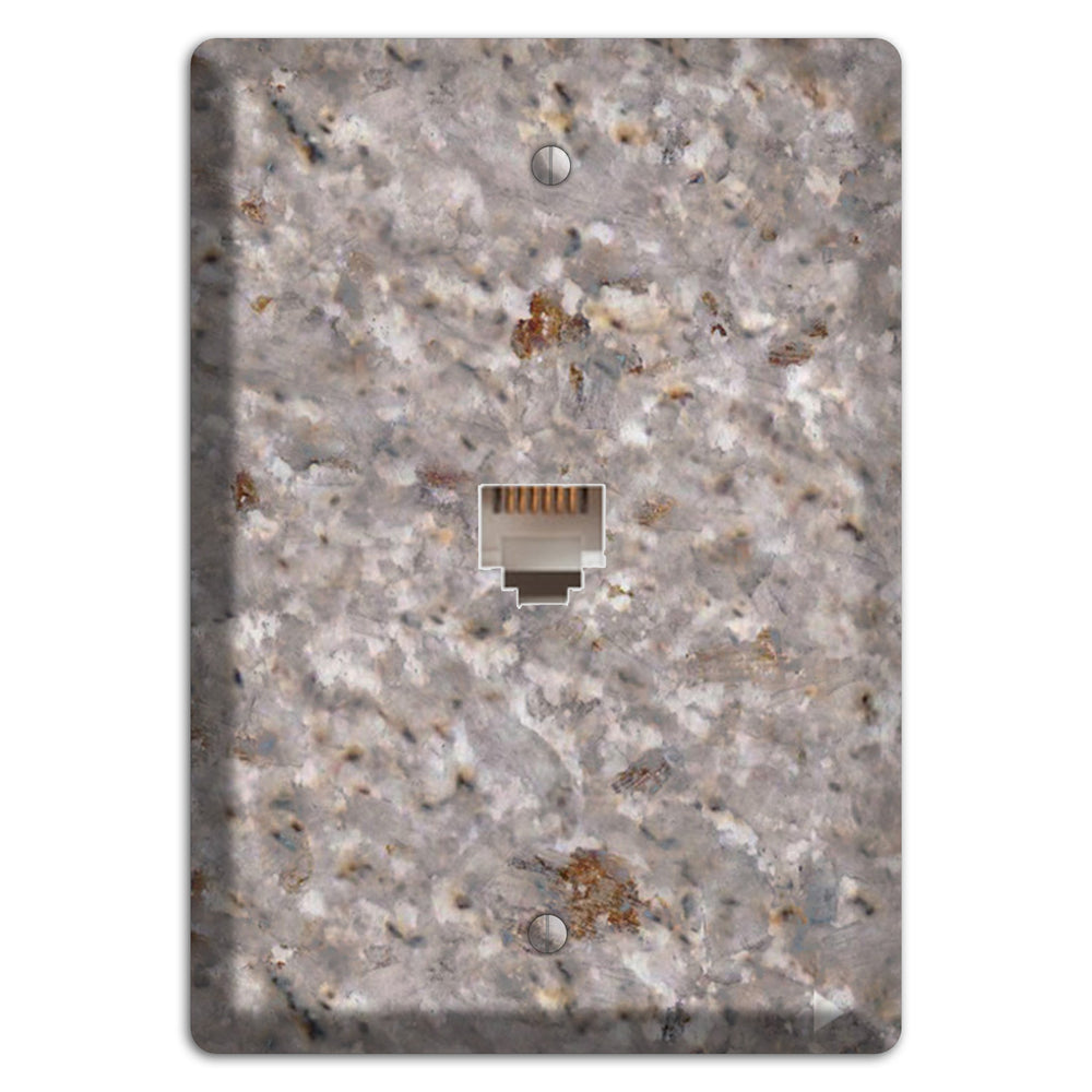 Kashmir White Granite Phone Wallplate