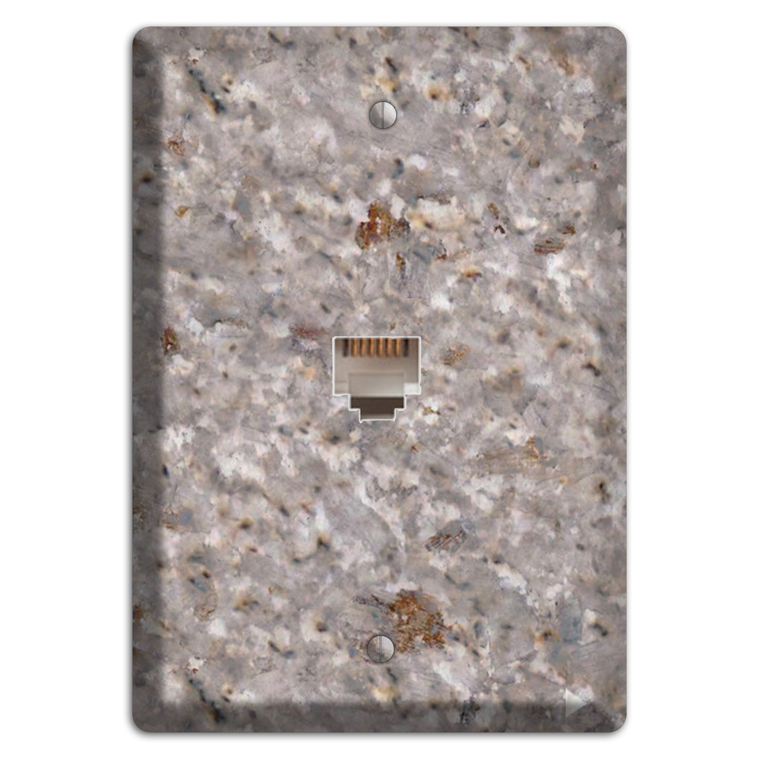 Kashmir White Granite Phone Wallplate