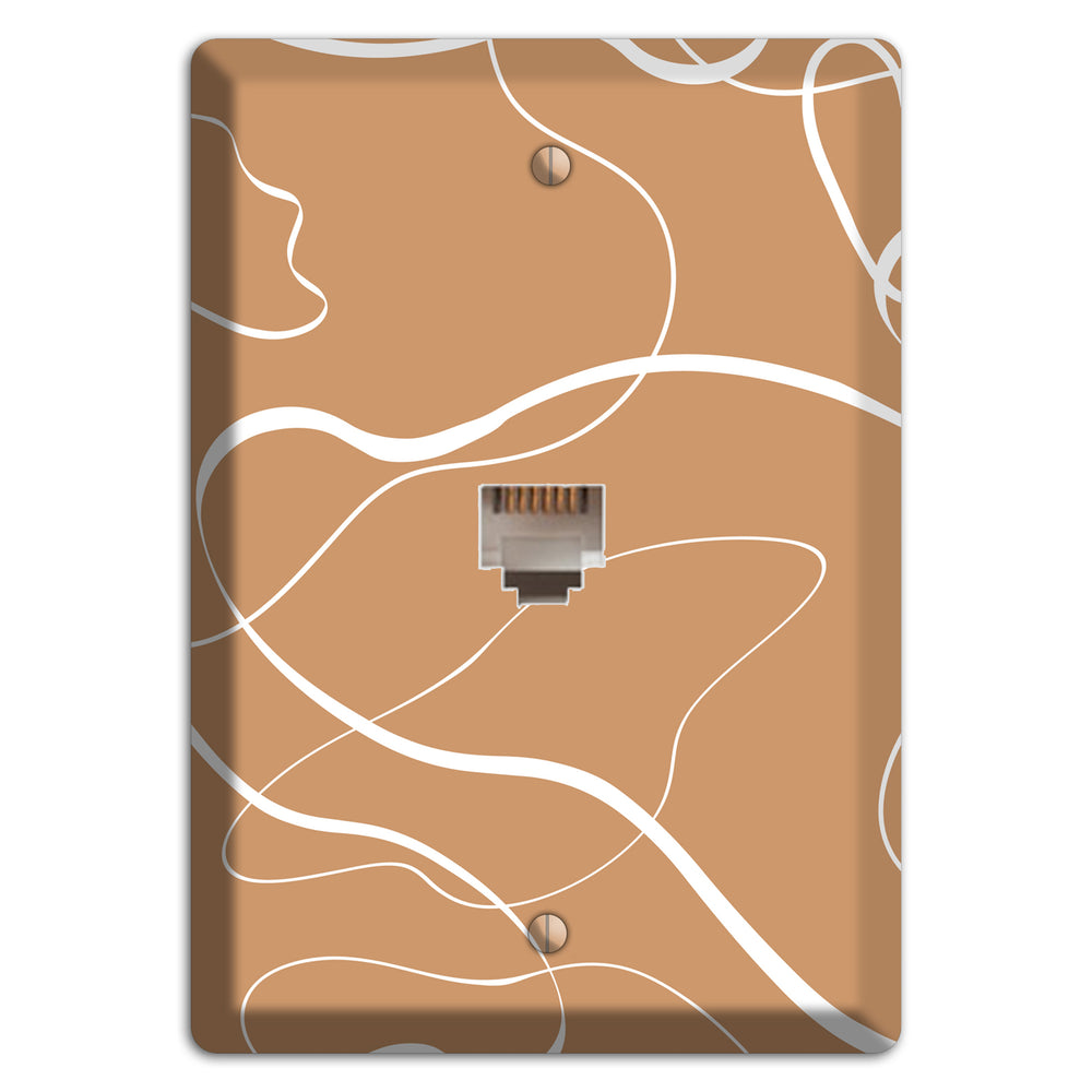 Wandering Thread Phone Wallplate
