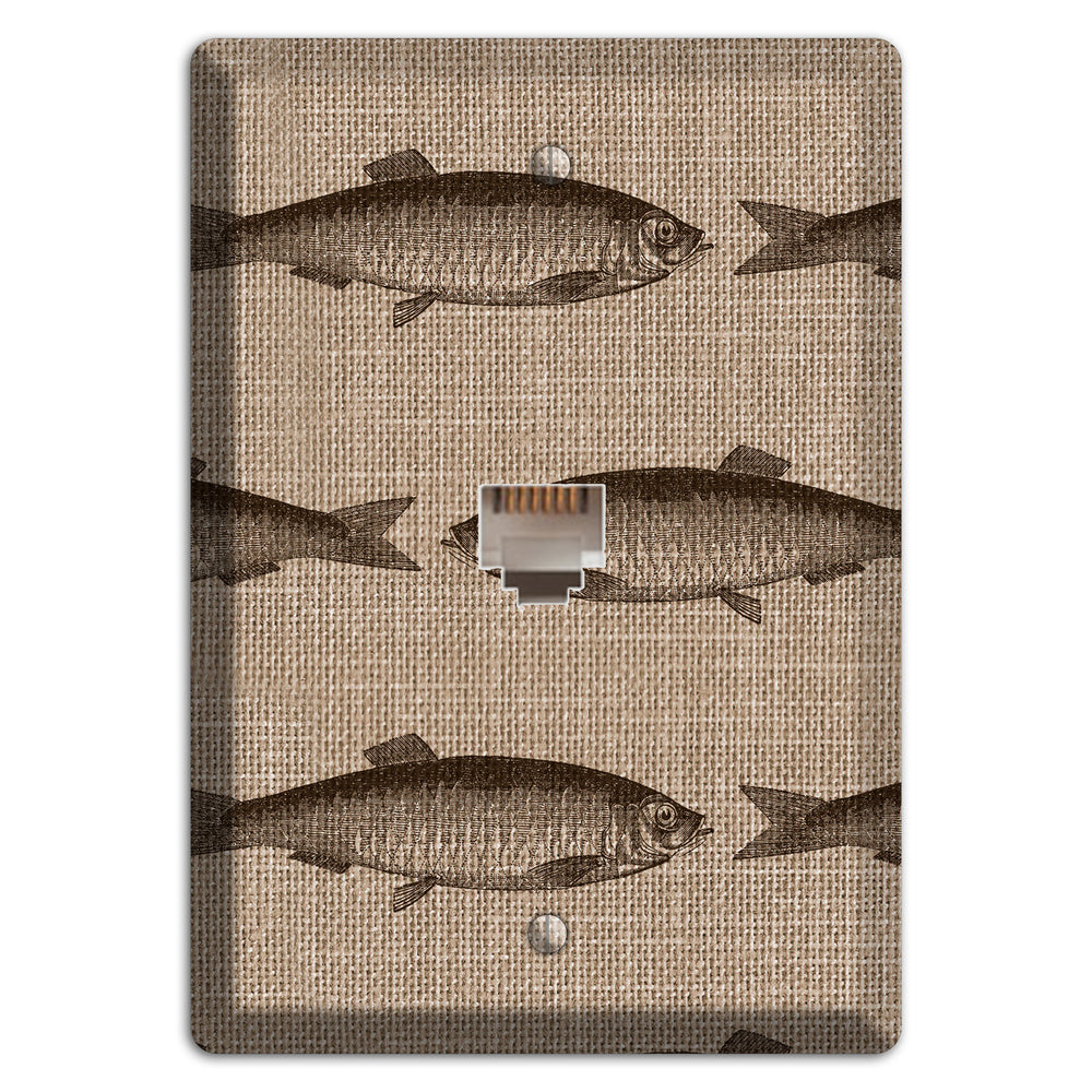 Shoal Sketch Phone Wallplate
