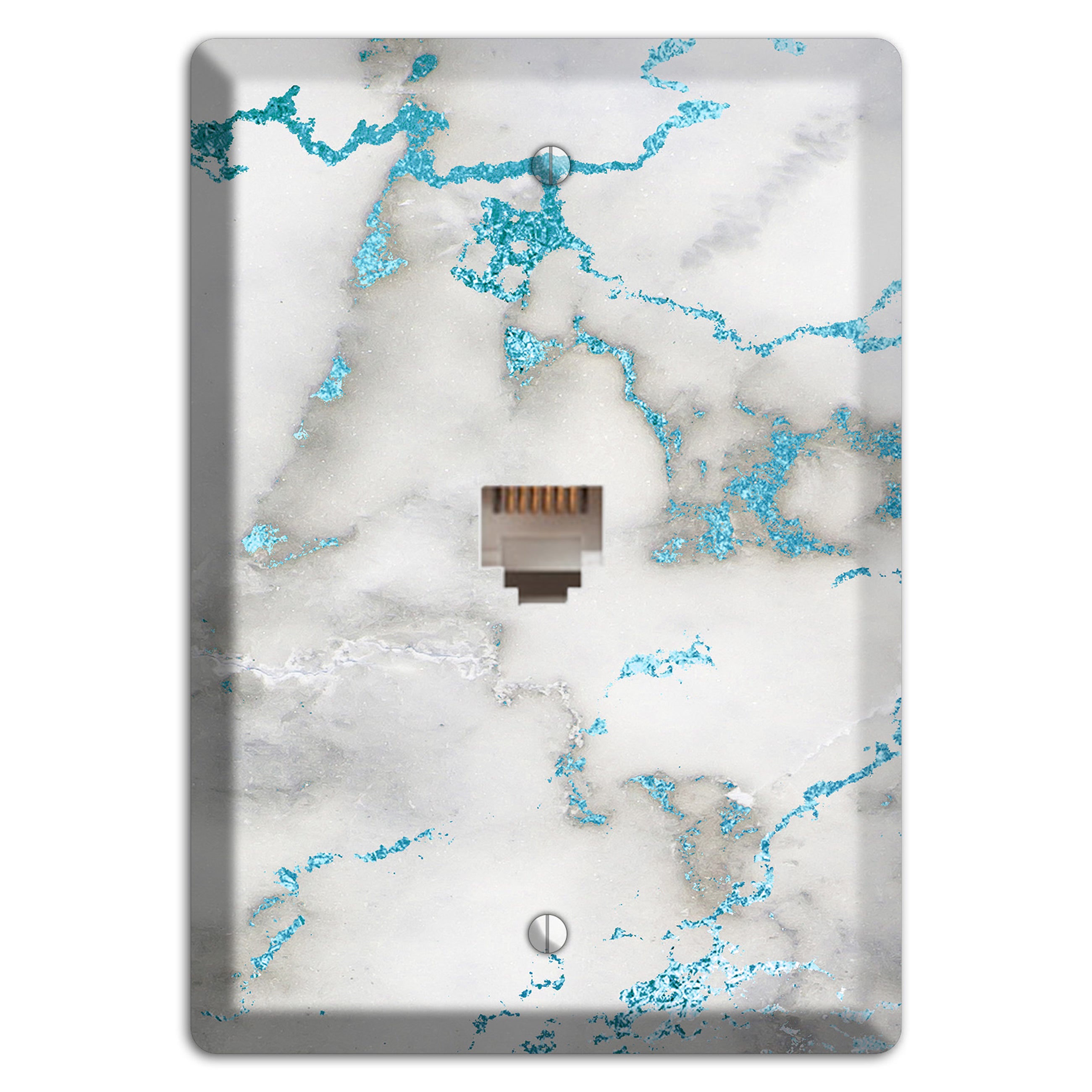 Gumbo Marble Phone Wallplate
