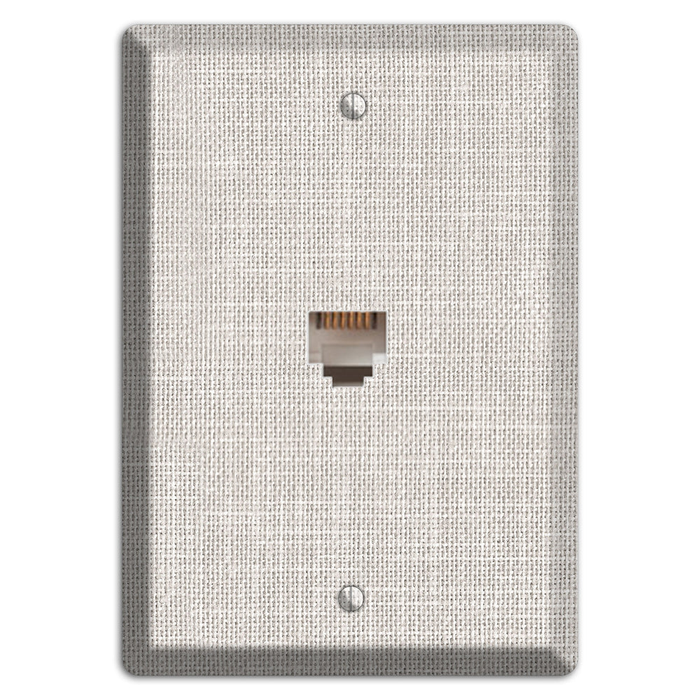 Linen Drift Phone Wallplate