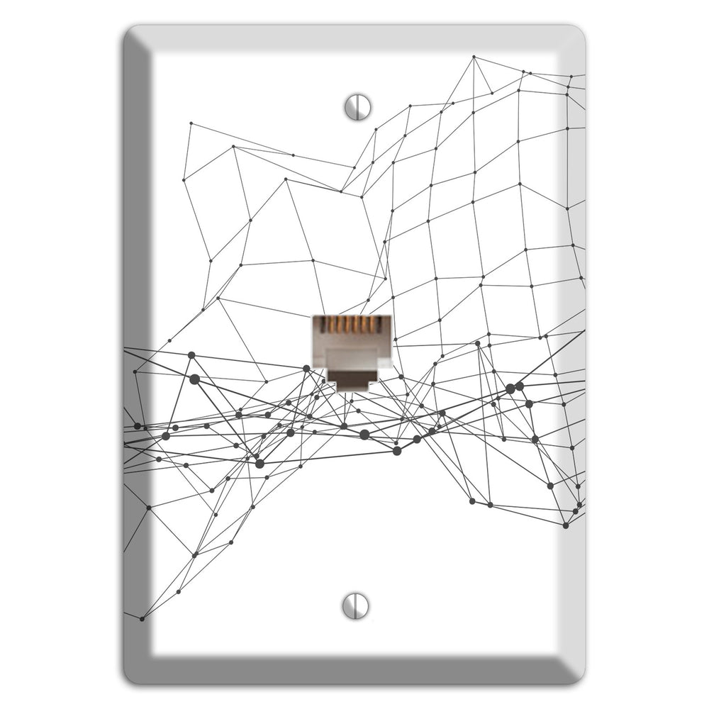 Phantom Mesh Drift Phone Wallplate