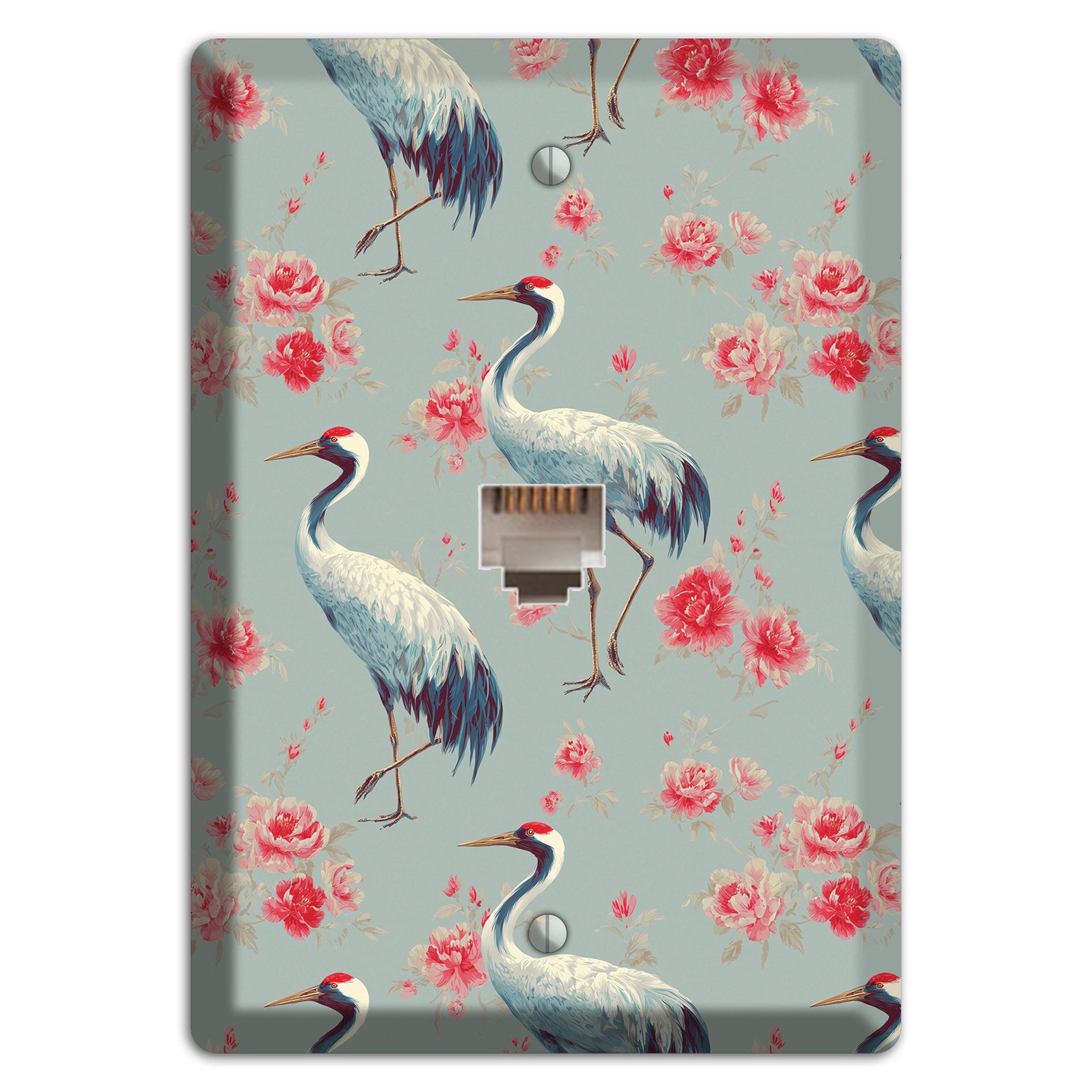 Rose Mist Vigil Phone Wallplate