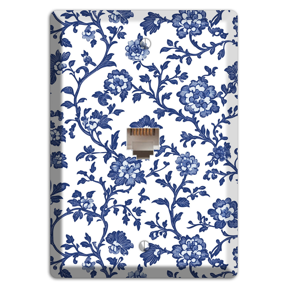 Porcelain Vine Reverie Phone Wallplate