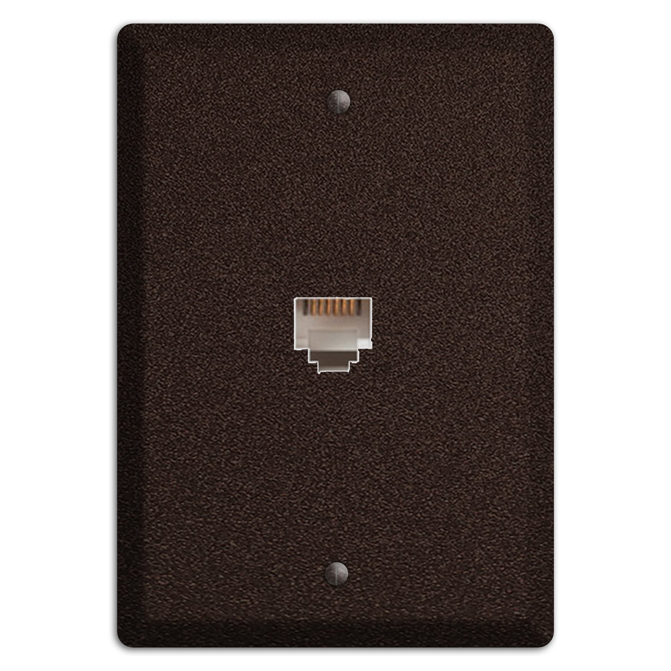Baxter Subtle Antique Bronze Phone Wallplate