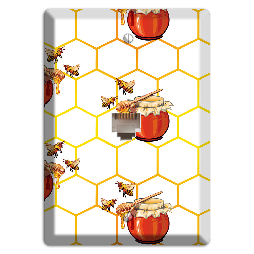 Honeypot & Hive Phone Wallplate