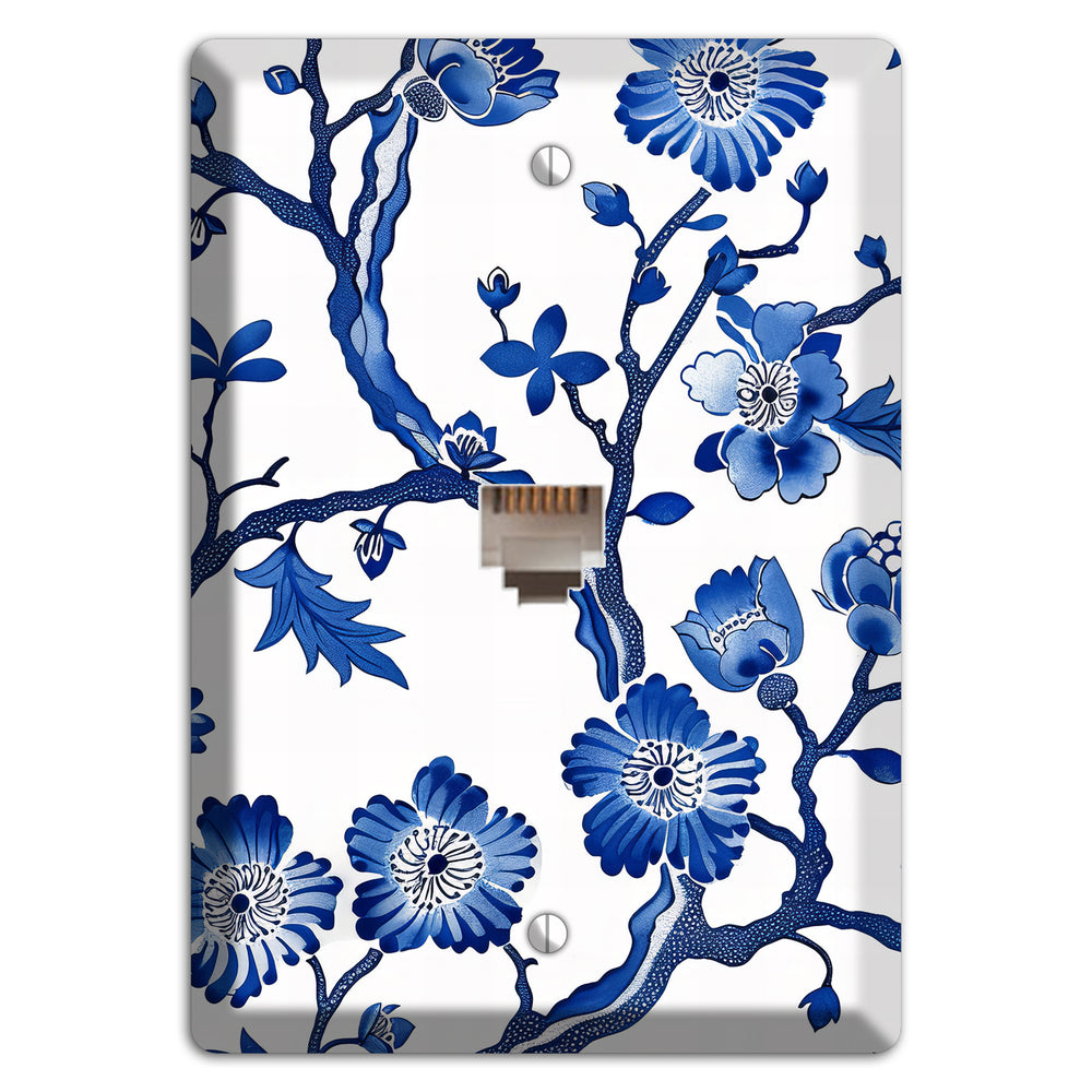 Porcelain Garden Reverie Phone Wallplate