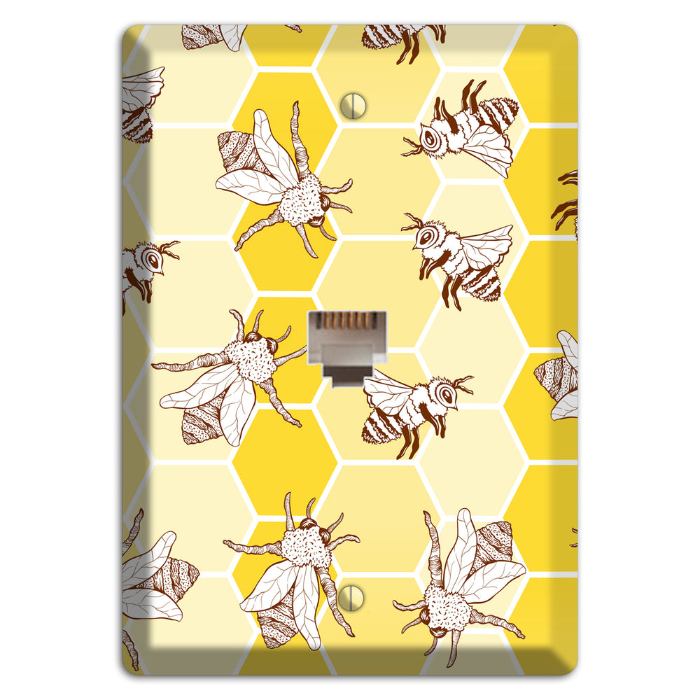 Hive & Wing Phone Wallplate