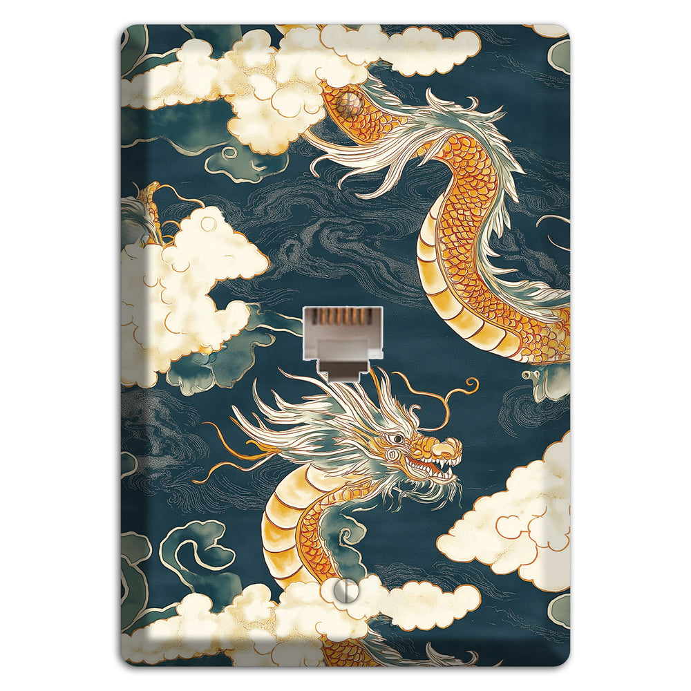 Celestial Serpent Sky Phone Wallplate