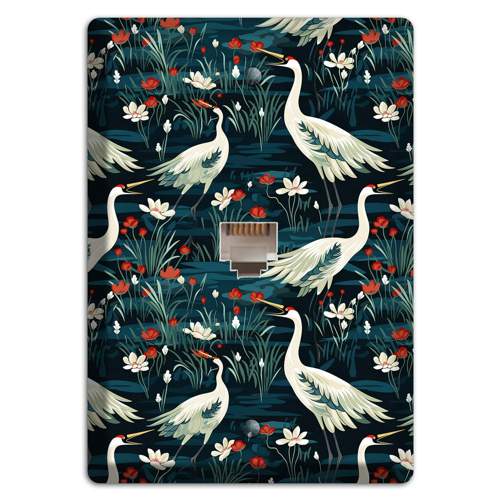 Midnight Lotus Marsh Phone Wallplate