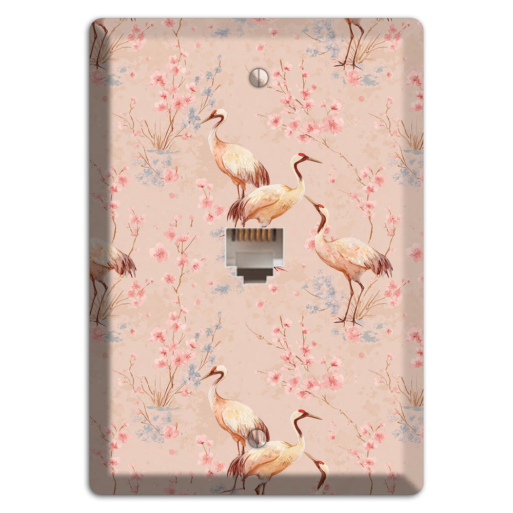 Blush Sakura Passage Phone Wallplate