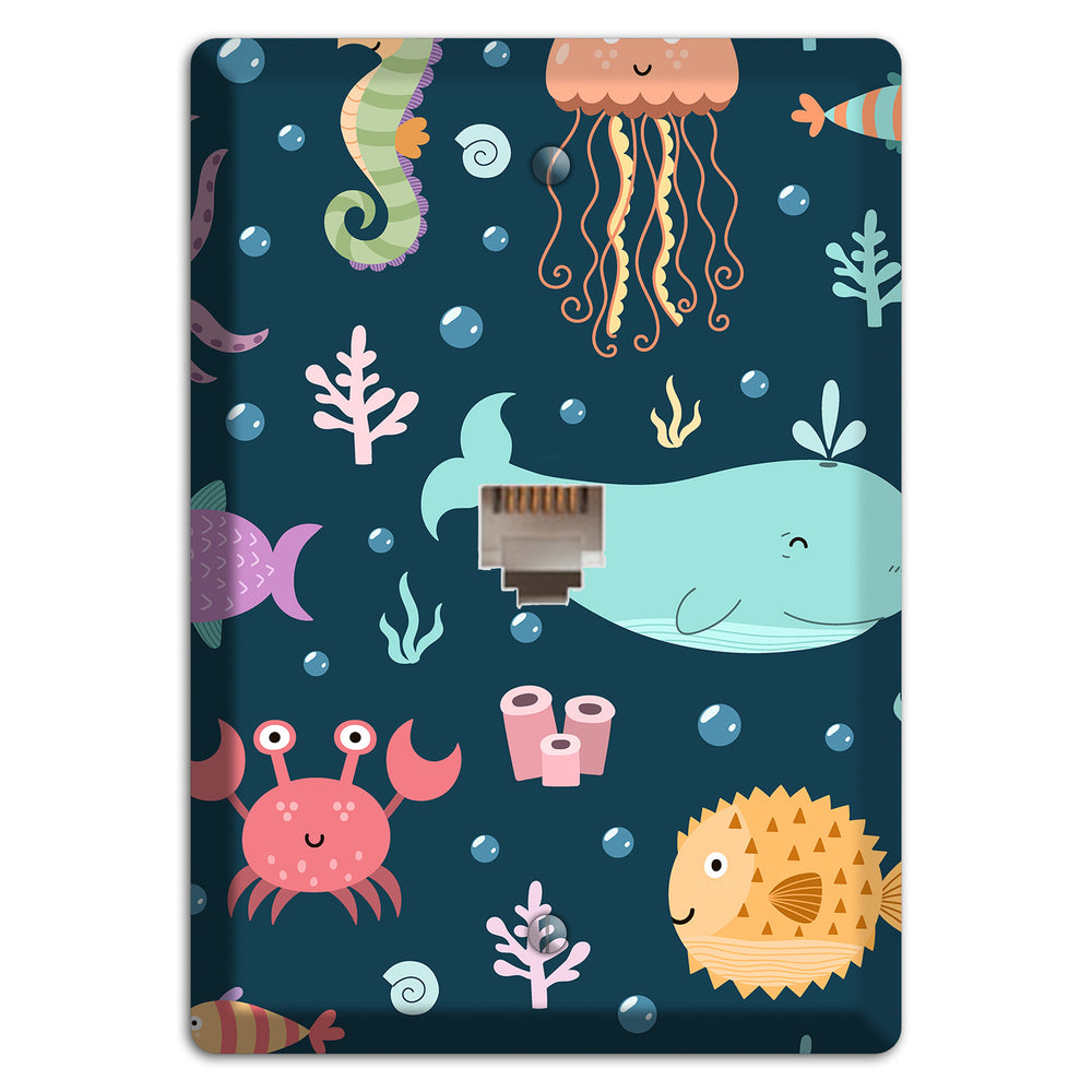 Deep Sea Cuties Phone Wallplate