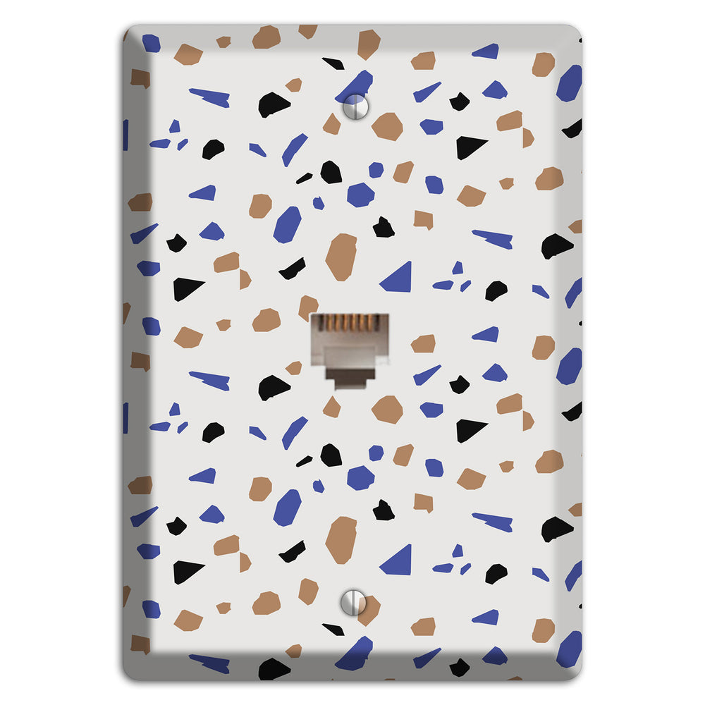 Retro Pop Terrazzo Phone Wallplate