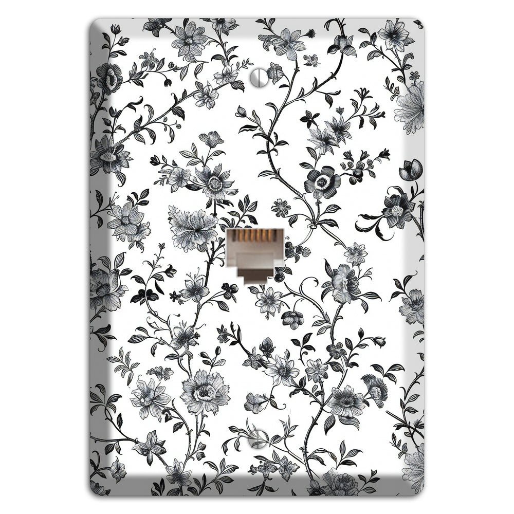 Ink & Ivory Thicket Phone Wallplate