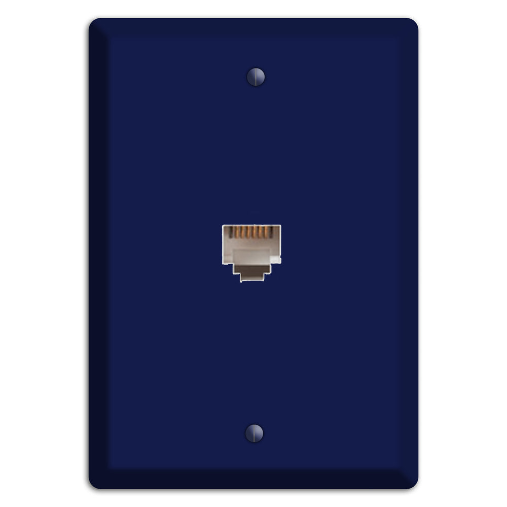 Baxter Midnight Navy Solid Phone Wallplate